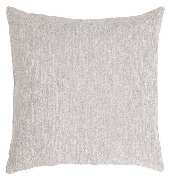 Párnahuzat gobelin 42x42 cm Chenille Plain szürke