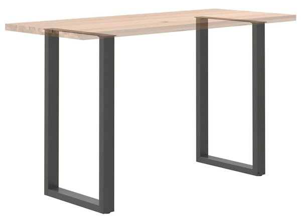 VidaXL Bárasztal Láb Szett - 2 db, Antracit Acél