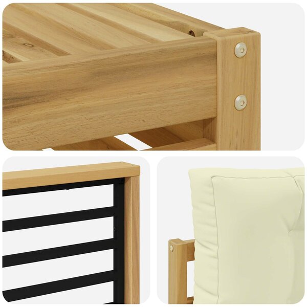 VidaXL Ülőgarnitúrák Tömör Akácfa