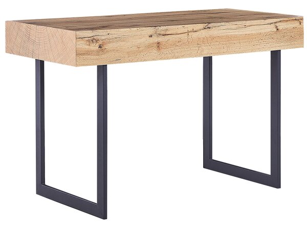 Íróasztal VIDA Világosbarna 120 cm 55 cm Ágyneműtartóval
