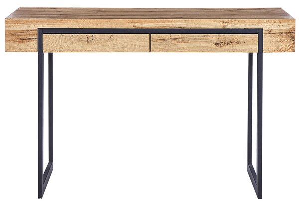 Íróasztal VIDA Világosbarna 120 cm 55 cm Ágyneműtartóval