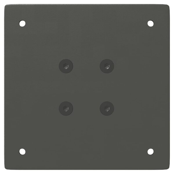 VidaXL Bárasztal Láb Szett - 4 db, Antracit Acél, 100-102cm
