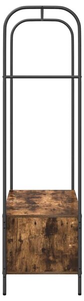 VidaXL Ruhafogó tárolóval Barna Tölgy 100 x 44 x 160 cm Faanyag