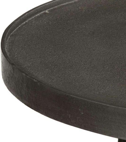 VidaXL 2 db fekete szerelt fa dohányzóasztal