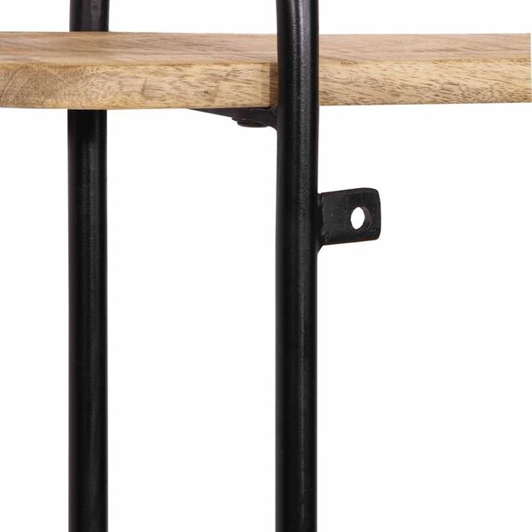 VidaXL fali polc 90x20x116,5 cm tömör nyersfa Mango