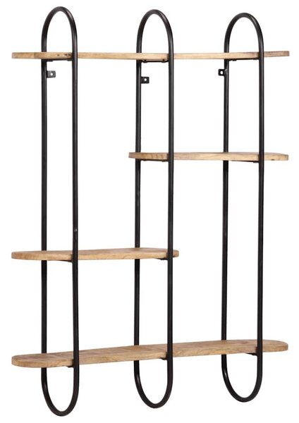VidaXL fali polc 90x20x116,5 cm tömör nyersfa Mango