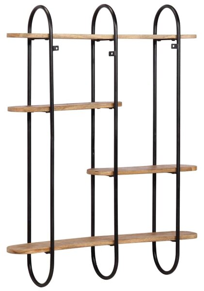 VidaXL fali polc 90x20x116,5 cm tömör nyersfa Mango