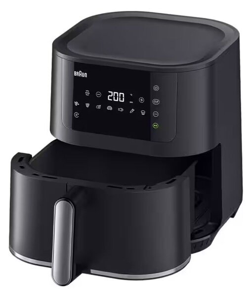 Braun HF5030IBK AirFryer Forrólevegős sütő 6L 1700 Watt - Fekete