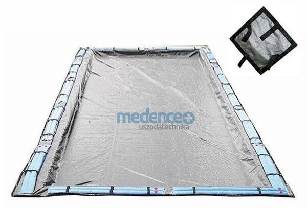 Silverado Téli Medence Takaró - 6 x 3m, 250 mikron, Téglalap alakú