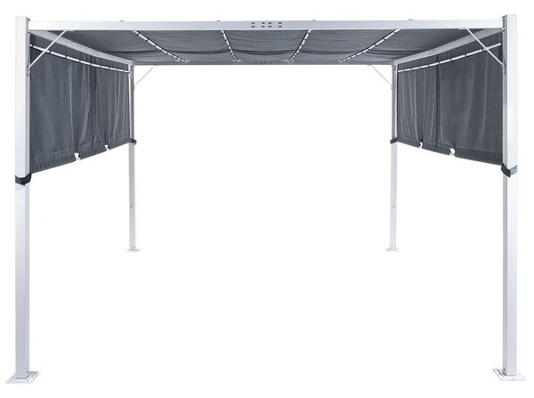 Pavilon LED PARGA Fém 310 cm 310 cm Szürke