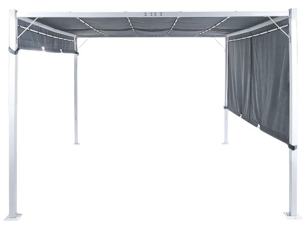 Pavilon LED PARGA Fém 310 cm 310 cm Szürke