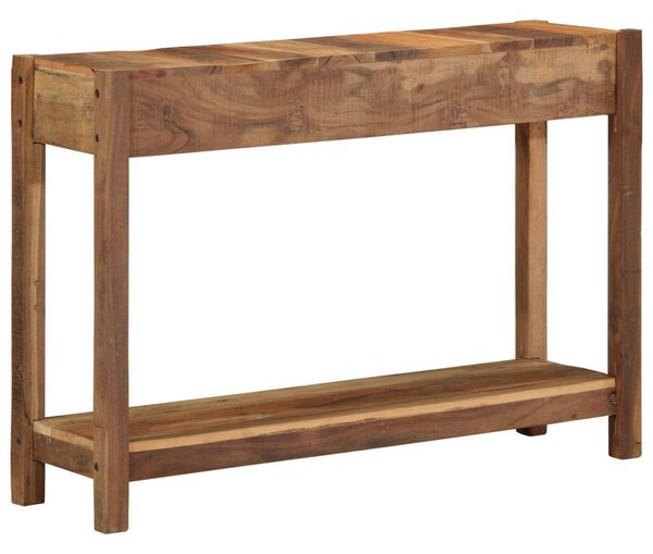 Konzolasztal 107x33x76 cm Tömör fa újrahasznosított