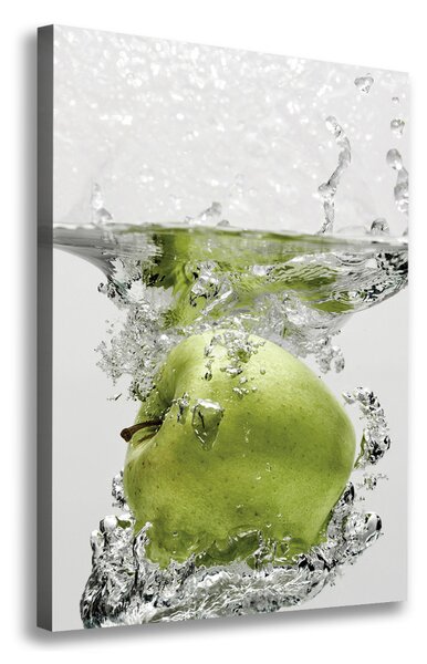 Fali vászonkép Apple víz alatt