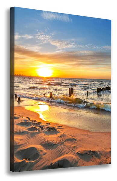 Vászon nyomtatás Sunset tengeren