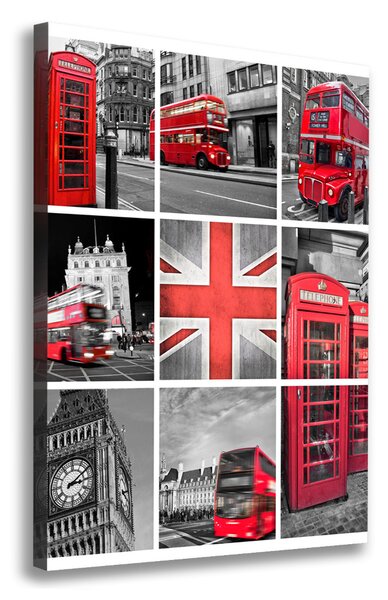Vászonfotó Collage london