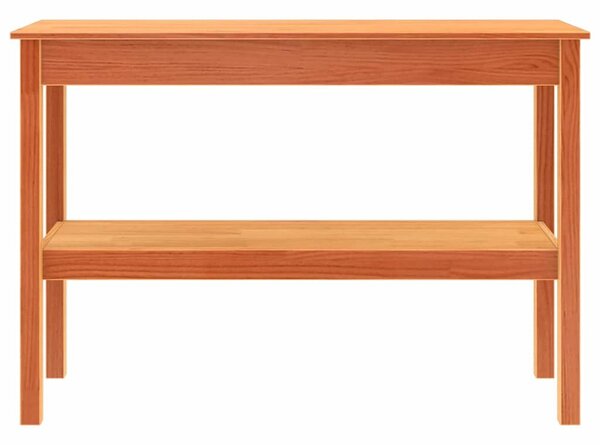 Konzolasztal Viaszbarna 110 x 40 x 75 cm Tömör fenyőfa