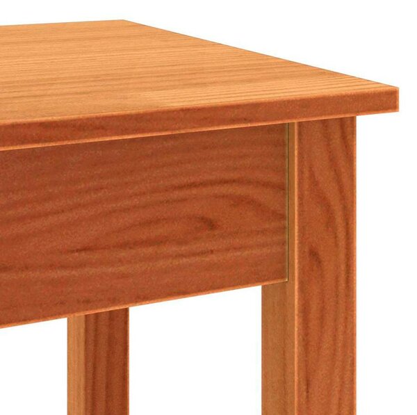 Konzolasztal Viaszbarna 110 x 40 x 75 cm Tömör fenyőfa