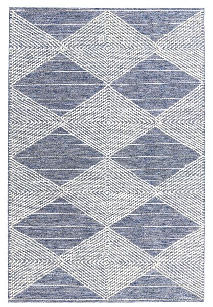 Szőnyeg DATCA Kék 160 x 230 cm Gyapjú