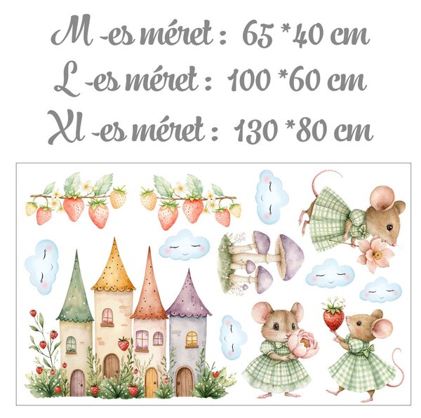 EGÉRKÉK EPRESKERTBEN- falmatrica - matrica saját névvel