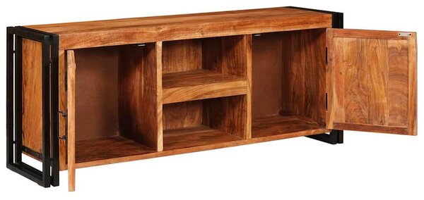 TV szekrény Barna 120 x 30 x 50 cm tömör akácfa