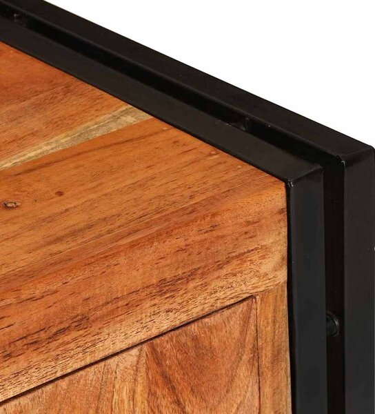 TV szekrény Barna 120 x 30 x 50 cm tömör akácfa