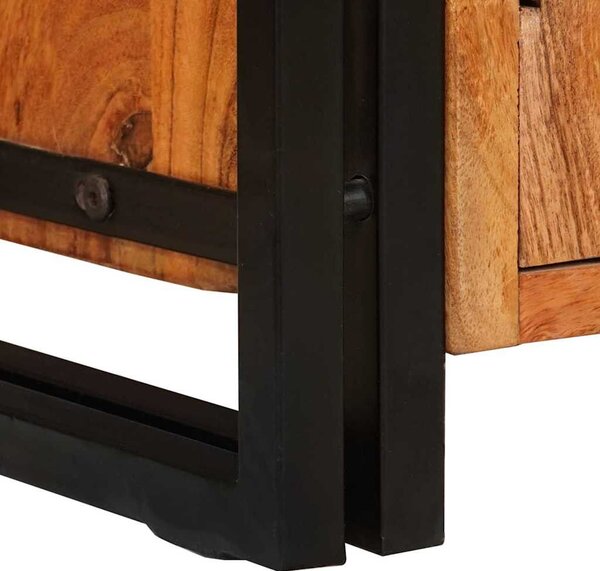 TV szekrény Barna 120 x 30 x 50 cm tömör akácfa