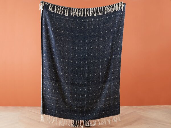 Takaró TAARI Pamut 130 x 170 cm Kékeszöld