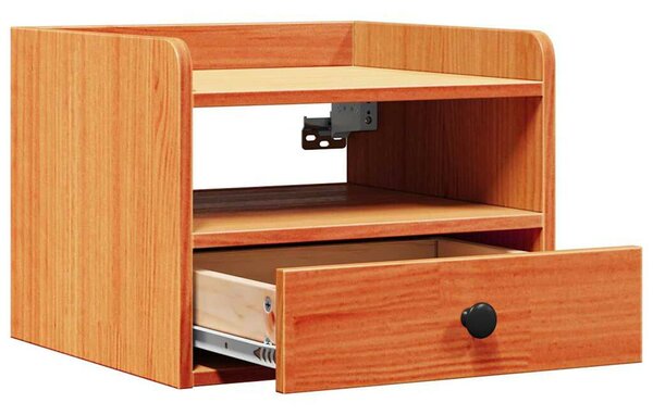 Éjjeli asztal 2 pcs Viaszbarna 38 x 36 x 29.5 cm Tömör fenyőfa