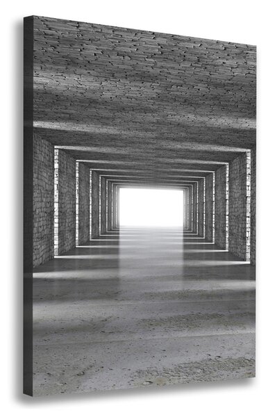 Vászonkép nyomtatás Brick tunnel