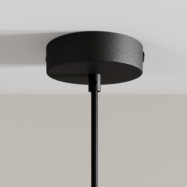 Arcchio LED-es függőlámpa Franka, 1 lámpa, Ø 4 cm, fekete, Fekete, Nappali / Étkező, Alumínium, Modern