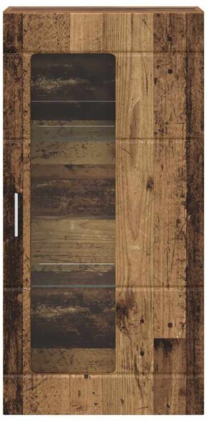 Fali szekrény polcokkal Régi fa 55 x 29 x 100 cm Faanyag