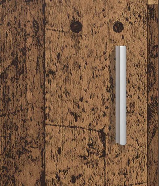 Fali szekrény polcokkal Régi fa 55 x 29 x 100 cm Faanyag