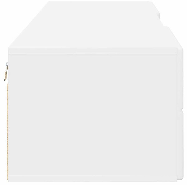 TV szekrény fiókkal polcokkal Fehér 150 x 39 x 30 cm Faanyag