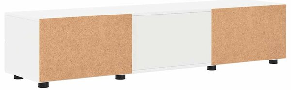 TV szekrény fiókkal polcokkal Fehér 150 x 39 x 30 cm Faanyag
