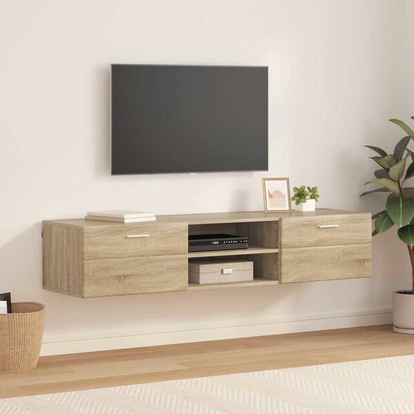 TV szekrény fiókkal sonoma tölgy 150 x 39 x 30 cm Faanyag