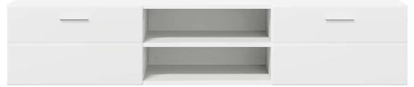 TV szekrény fiókkal polcokkal Fehér 150 x 39 x 30 cm Faanyag