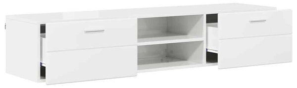 TV szekrény fiókkal Beton szürke 150 x 39 x 30 cm Faanyag