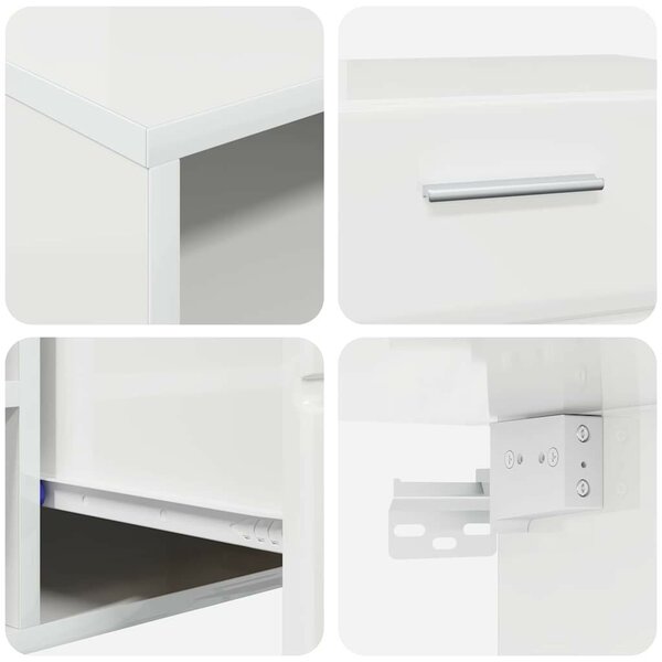 TV szekrény fiókkal Beton szürke 150 x 39 x 30 cm Faanyag