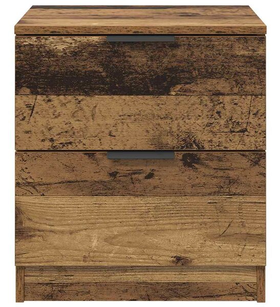 Éjjeliszekrény fiókkal 2 pcs Régi fa 45 x 39 x 50 cm Faanyag
