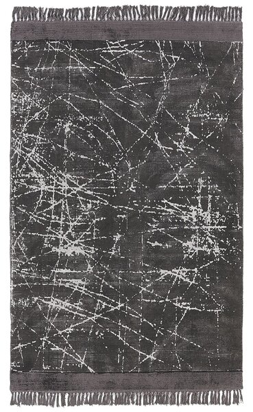 Szőnyeg HANLI Sötétszürke 160 x 230 cm Viszkóz