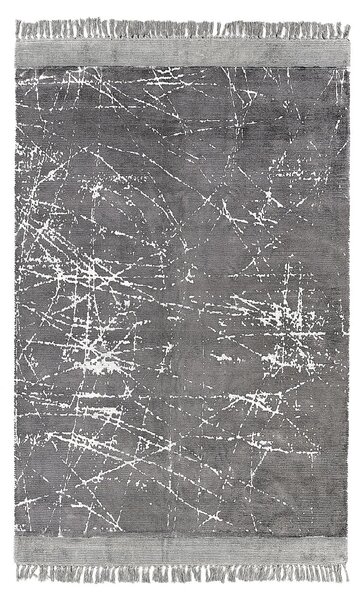 Szőnyeg HANLI Szürke 140 x 200 cm Viszkóz