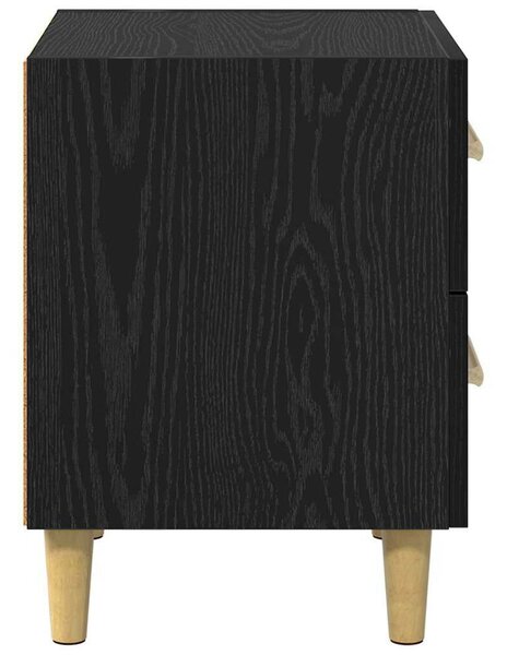 Ágyat tartó szekrény 2 pcs Musta tammi 40 x 35 x 47.5 cm