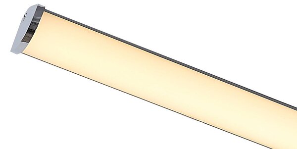 Lindby Sanya LED tükör lámpa, 60 cm, Króm / ezüst, Fürdőszoba, fém, Modern