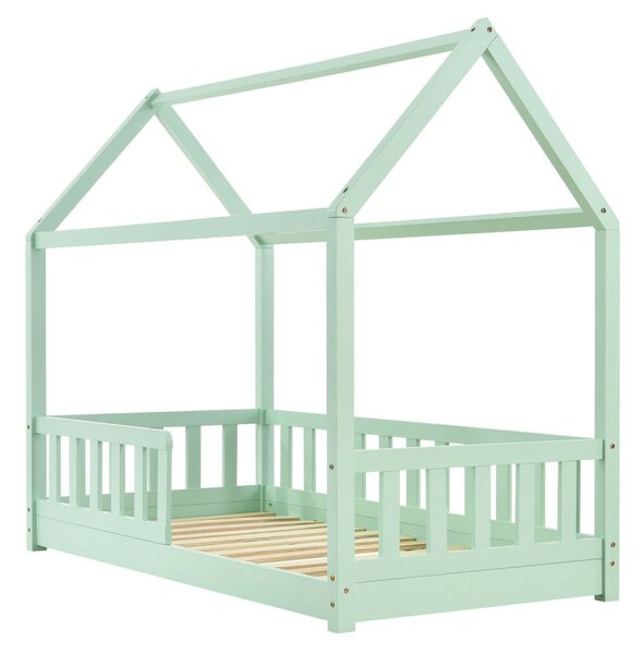 Marli gyerekágy leesésgátlóval matrac nélkül 80x160 cm menta 28484