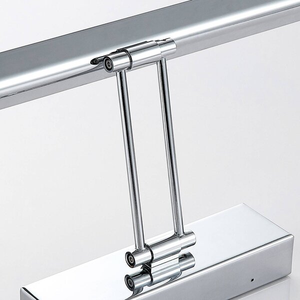 Lindby Sanya LED tükör lámpa, 60 cm, Króm / ezüst, Fürdőszoba, fém, Modern