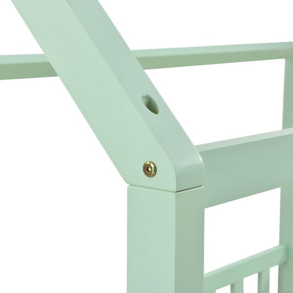 Marli gyerekágy leesésgátlóval matrac nélkül 80x160 cm menta 28484