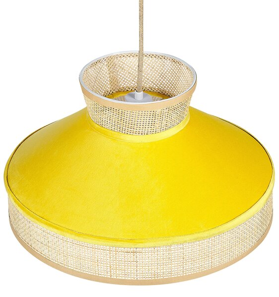 Függőlámpa BATALI Rattan Mustársárga