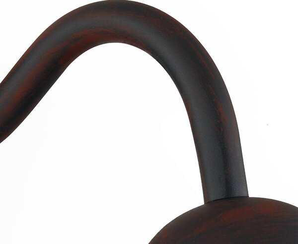 Lindby kültéri fali lámpa Filip, rozsdabarna, 30 cm, E27, IP44
