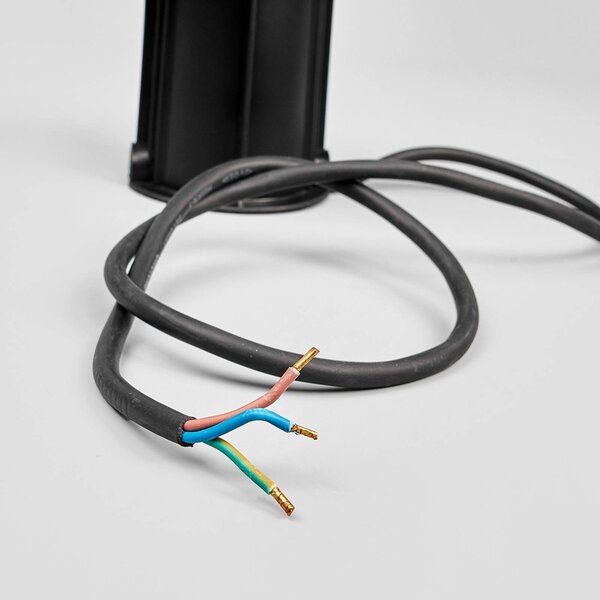 Lindby padlóba süllyesztett spotlámpa Insa, Ø11cm, rozsdamentes acél, GU10, IP67, dimmelhető, Alu / szürke / cink, Rozsdamentes acél, Modern