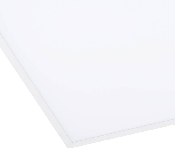 Lindby Luay LED panel, 60 x cm, fehér, 3000-6000K, dimmelhető, Fehér / opál, Konyha, Műanyag, Modern